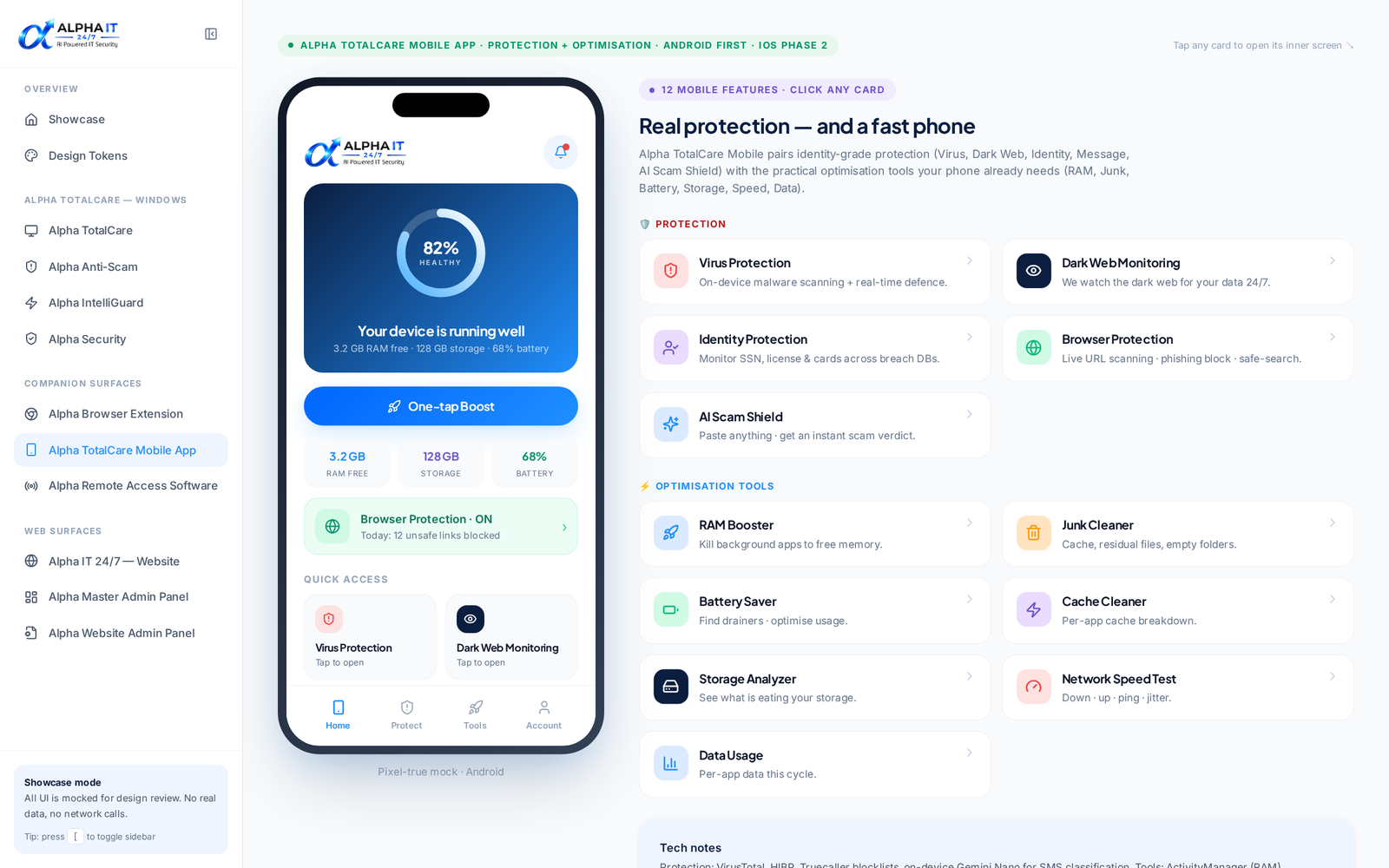 Alpha TotalCare Mobile screenshot
